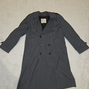 Men's Classic Gray Trench Coat